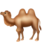 Two-Hump Camel emoji on Apple
